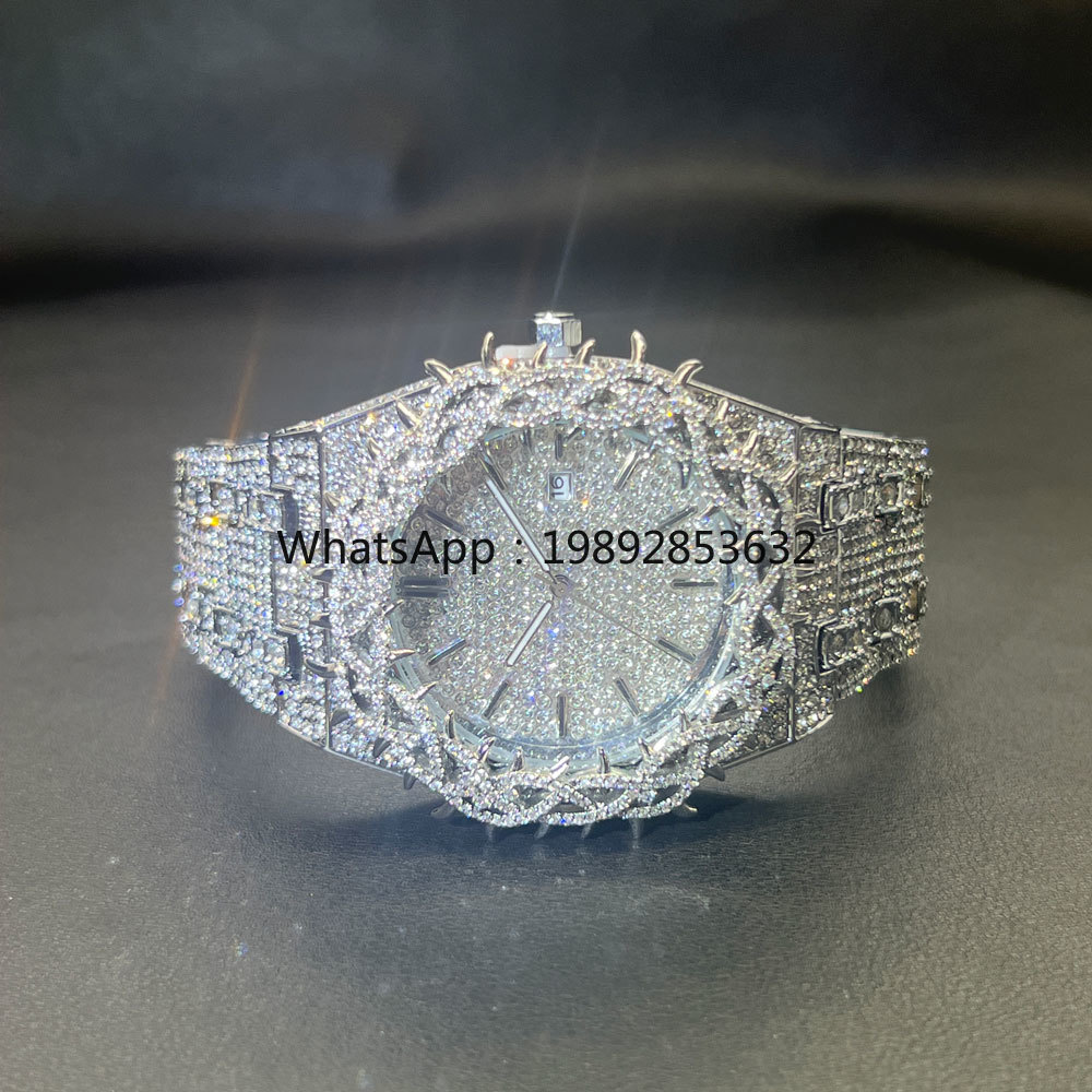 Jewelry Watches For Men - MISSFOX Hot Fashion Volledige Diamond Horloges