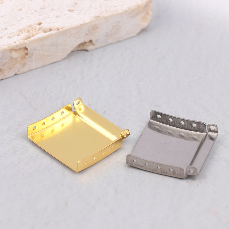 Watch Strap Replacement - TS1Pc Zilverachtig/Gouden 12-22MM Stalen Horlogeband Armband