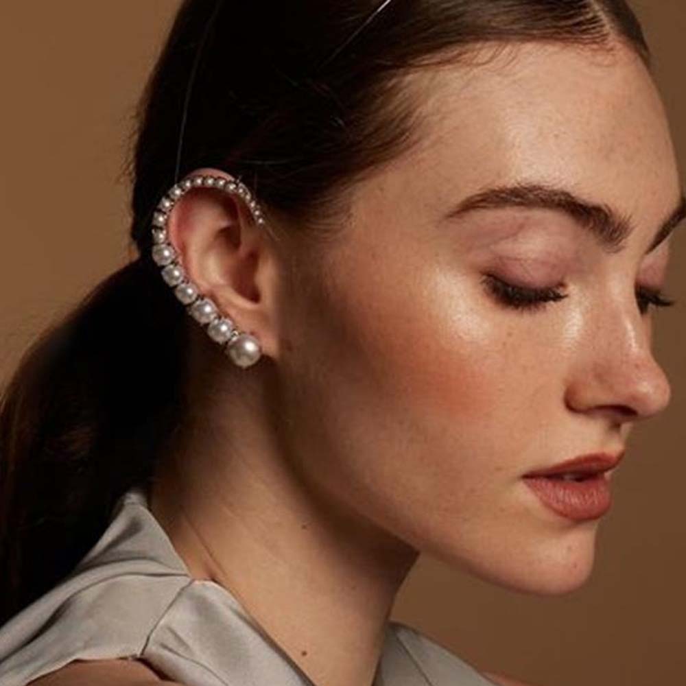 Pearl Stud Earrings - Stonefans Parel Oor Clips Zonder Piercing