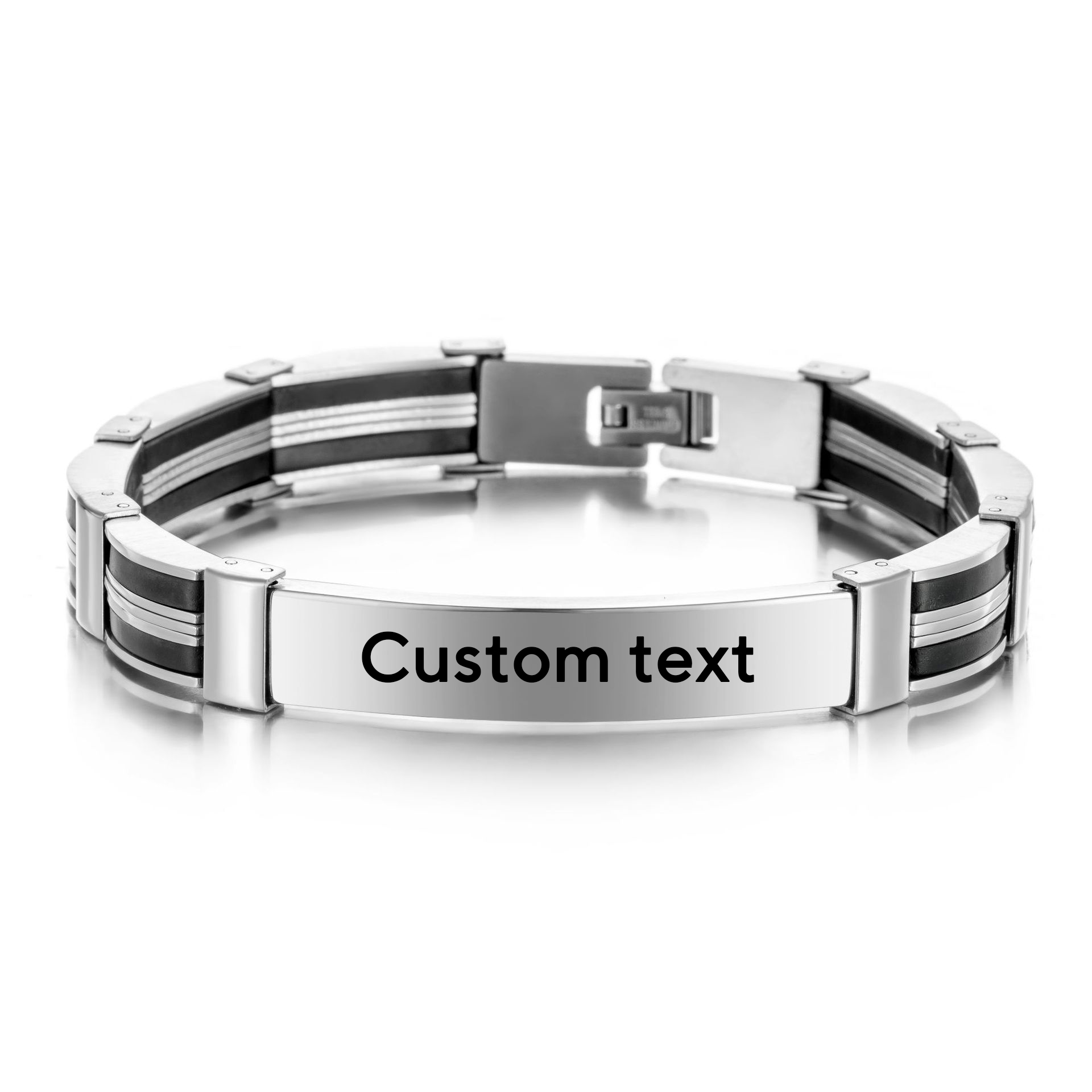 Jewelry Watches For Men - Punk Custom TEKST Naam Mannen Roestvrij