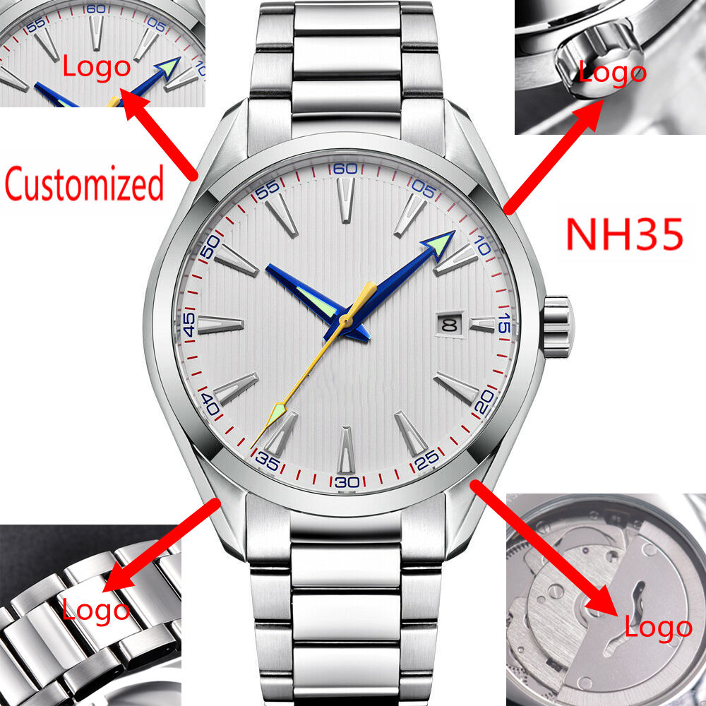 Mens Mechanical Watch - Aangepast logo 41 mm heren Miyota/NH35