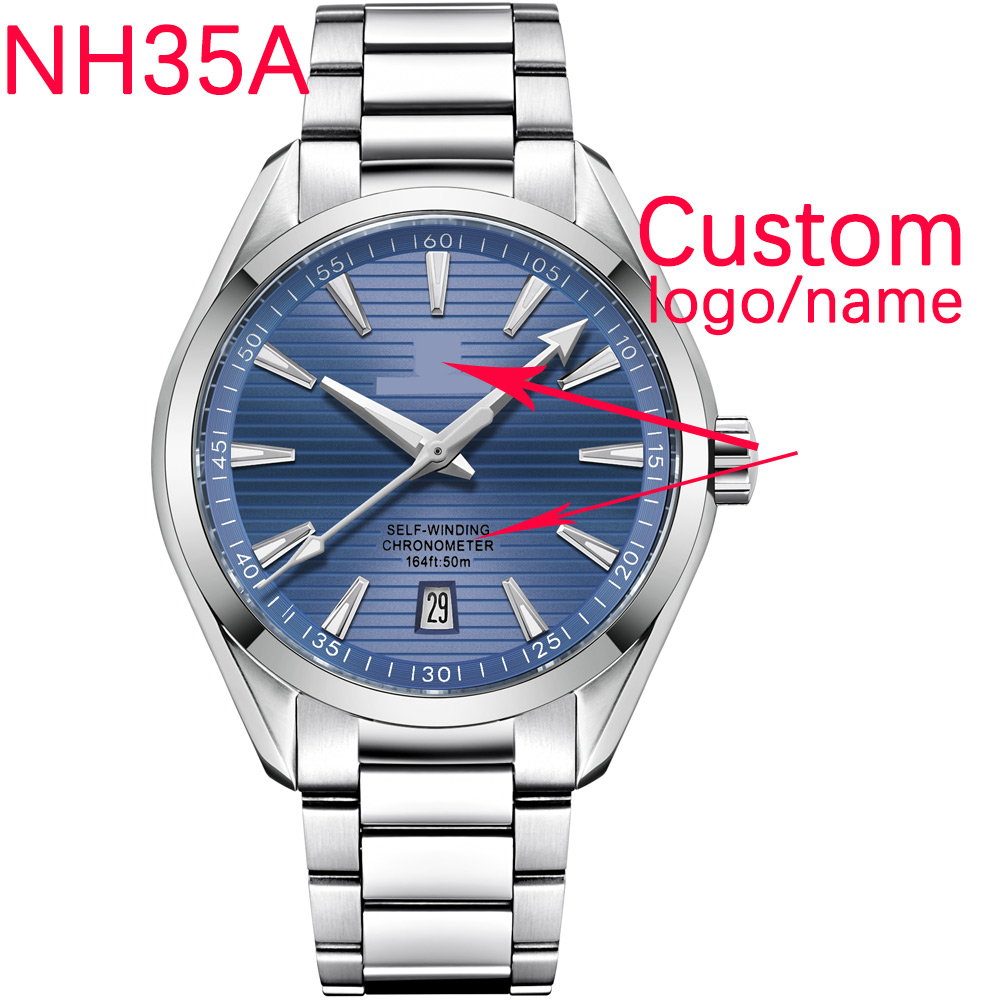 Mens Mechanical Watch - Luxe NH35 Movt Custom Logo 41mm