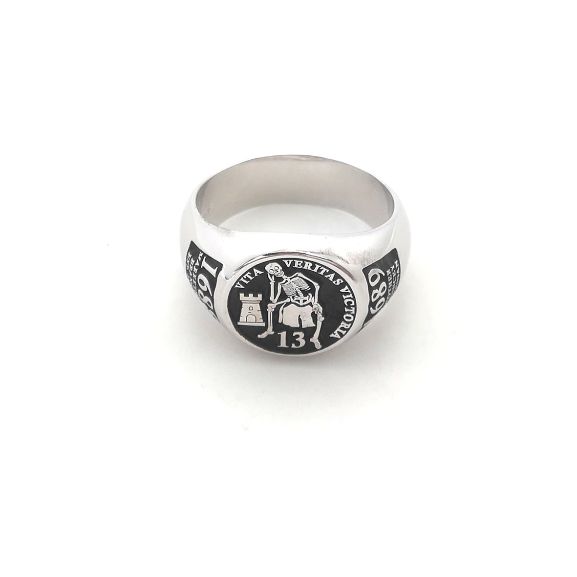 Custom Gegraveerde 17mm Ronde  - Mens Signet Ring recensie en prijs