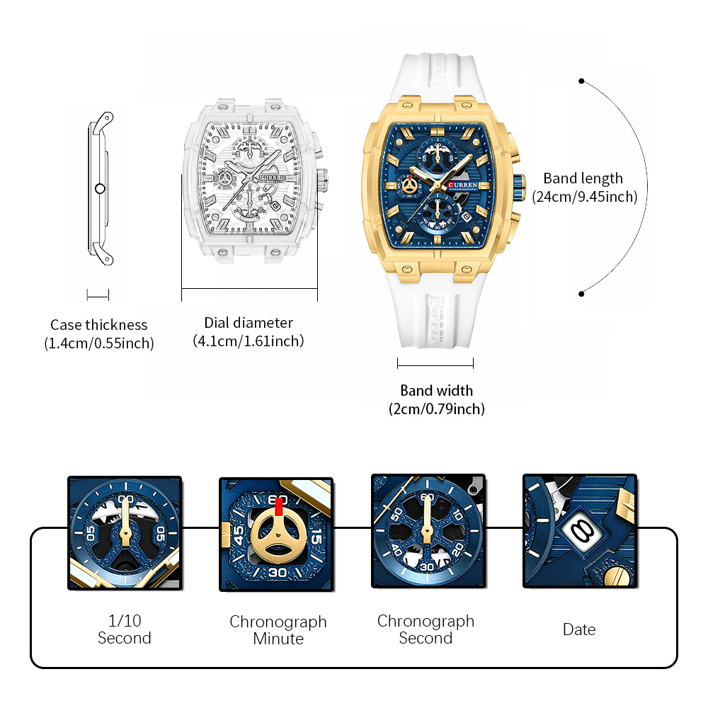 CURREN Luxe vintage horloge vo - Jewellery Watches recensie en prijs
