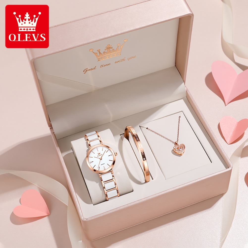 OLEVS Dameshorloge 5877 Luxe E - Jewelry With Watches recensie en prijs