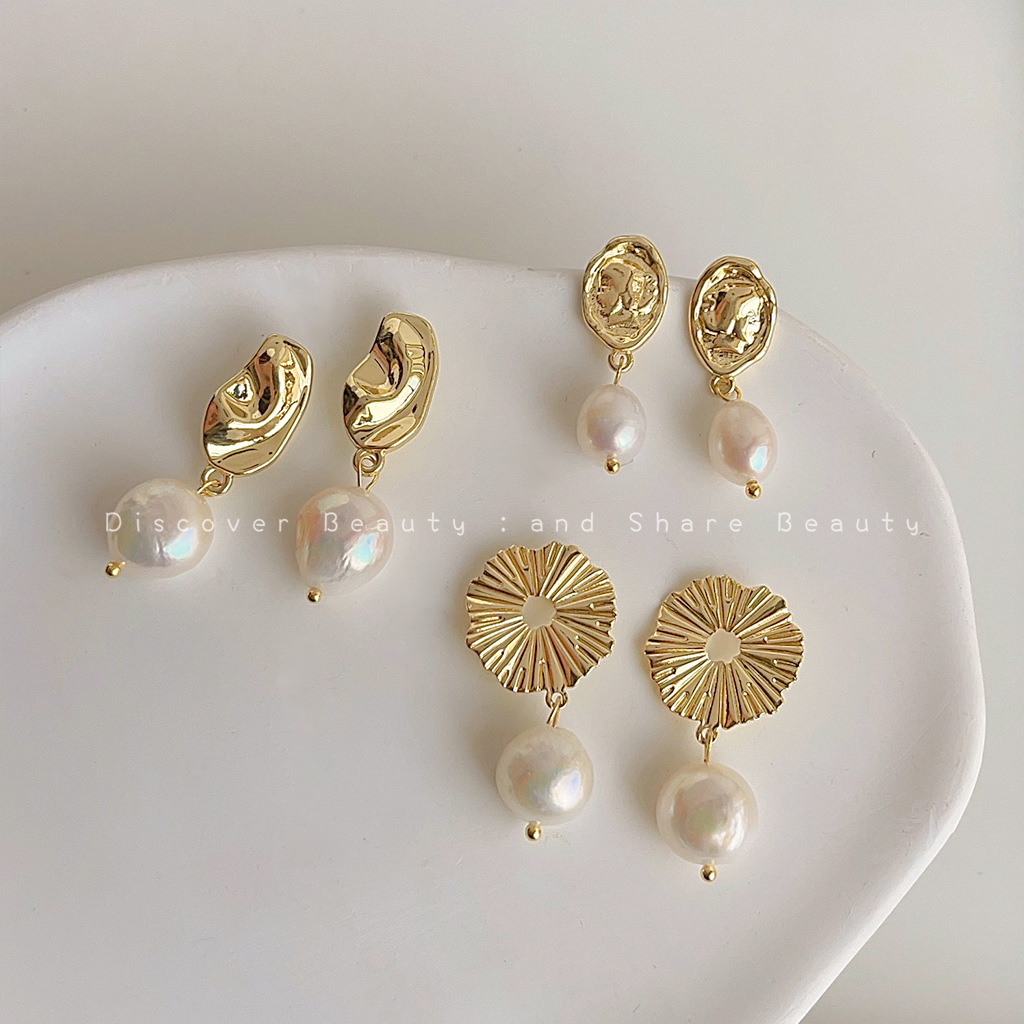 DIY-accessoires Franse retro b - Pearl Stud Earrings recensie en prijs