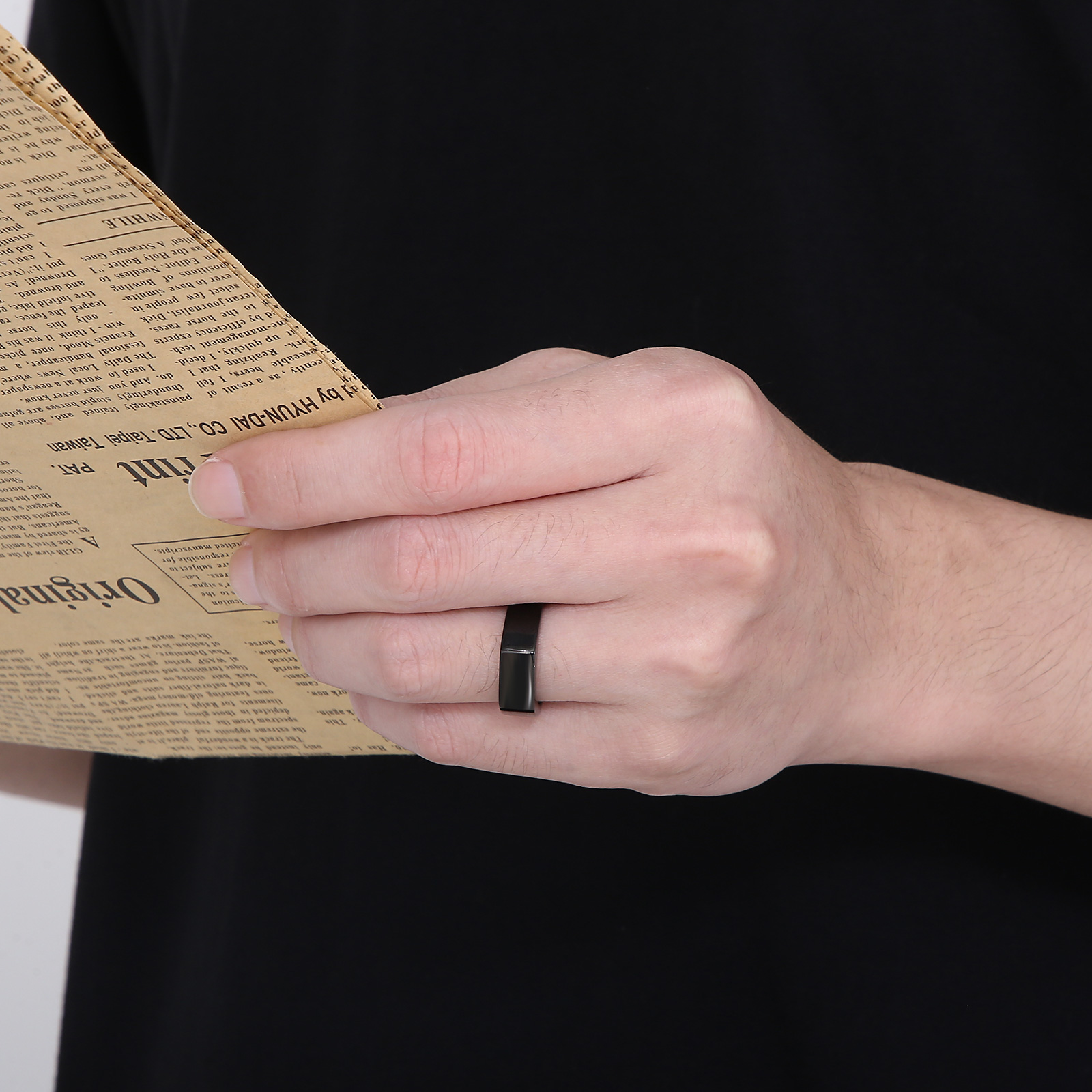 Zegelring roestvrijstalen ring - Mens Signet Ring recensie en prijs