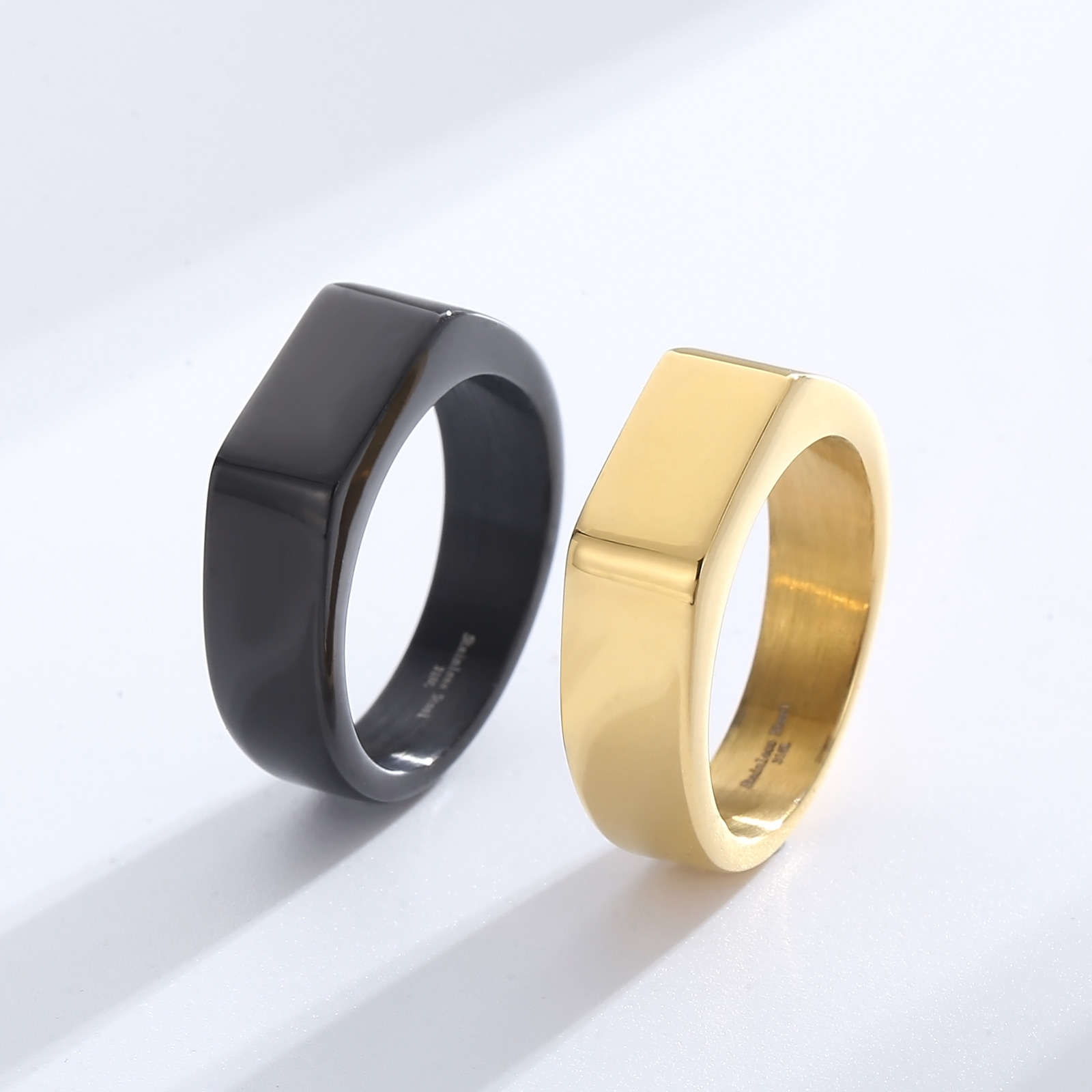 Zegelring roestvrijstalen ring - Mens Signet Ring recensie en prijs