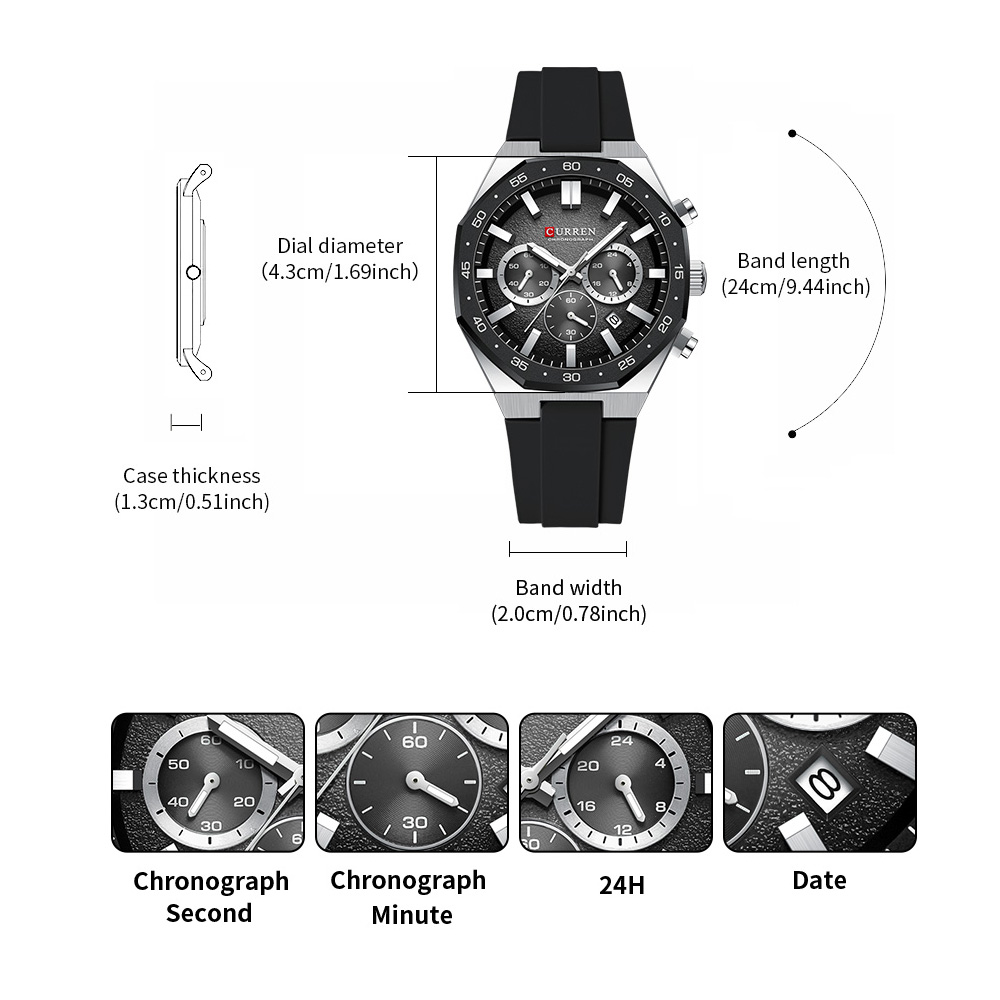 CURREN Mode Casual Heren Sport - Jewellery Watches recensie en prijs