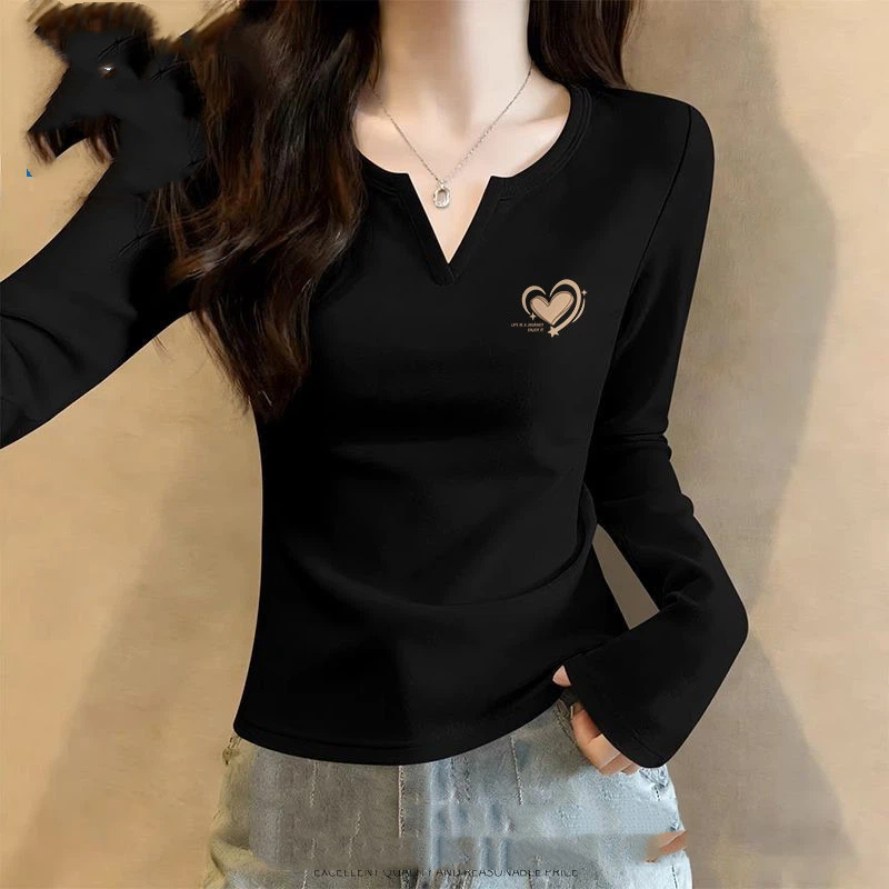 Dames herfst T-shirt met V-hal - S&S Watches & Jewelry Ho Chi Minh recensie en prijs