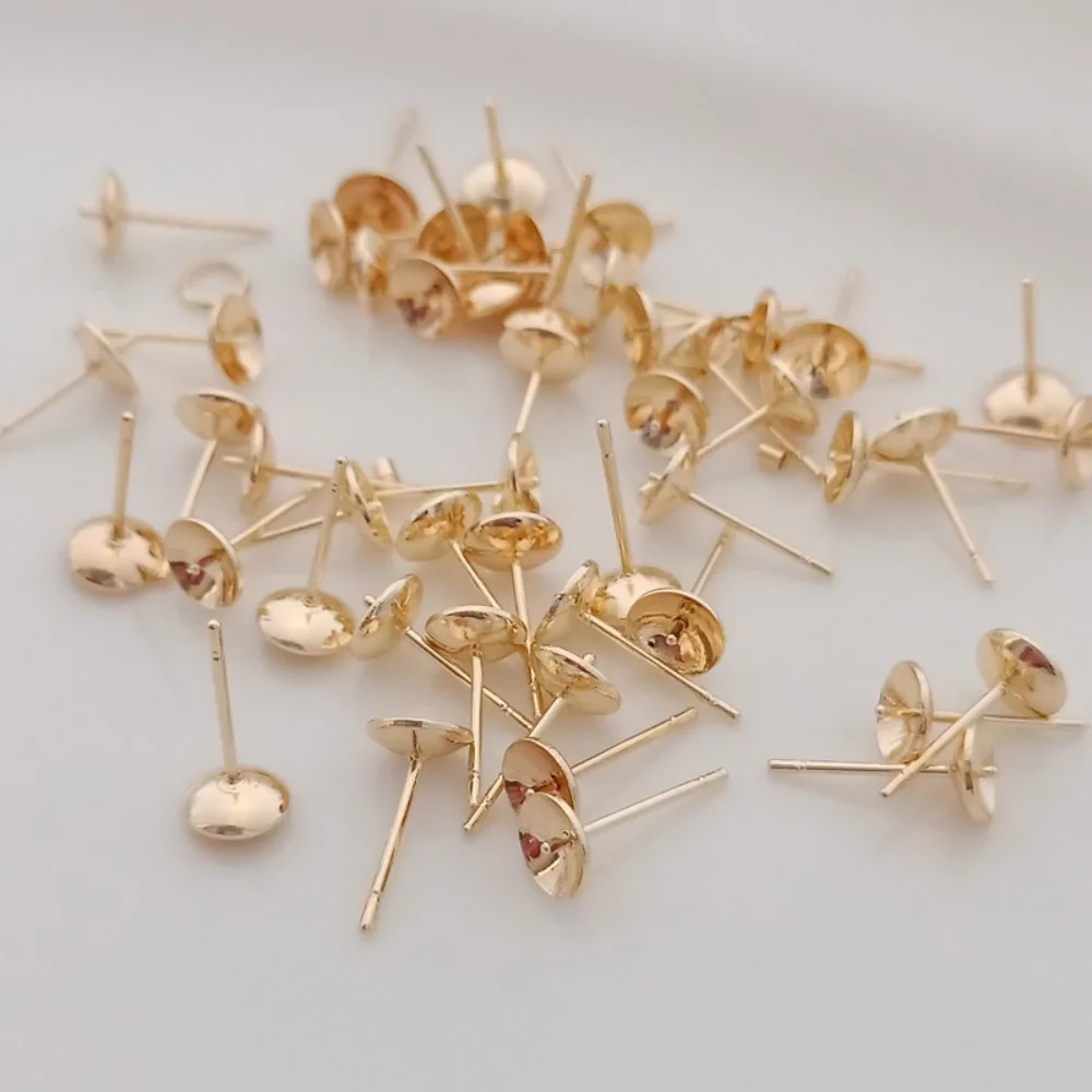 14K vergulde kralenaccessoires - Pearl Stud Earrings recensie en prijs